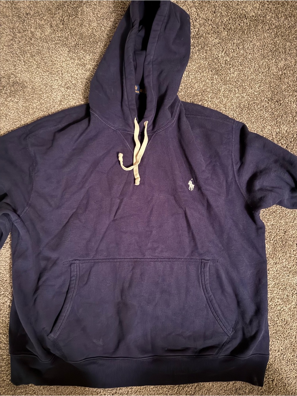Polo by Ralph Lauren Navy Hooded Sweatshirt